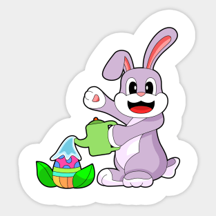 Rabbit Easter Easter egg Watering can Sticker